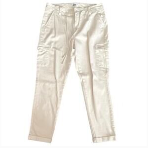 Paige Christy Stretch Ankle Cuffed Cargo Pants Sz 29